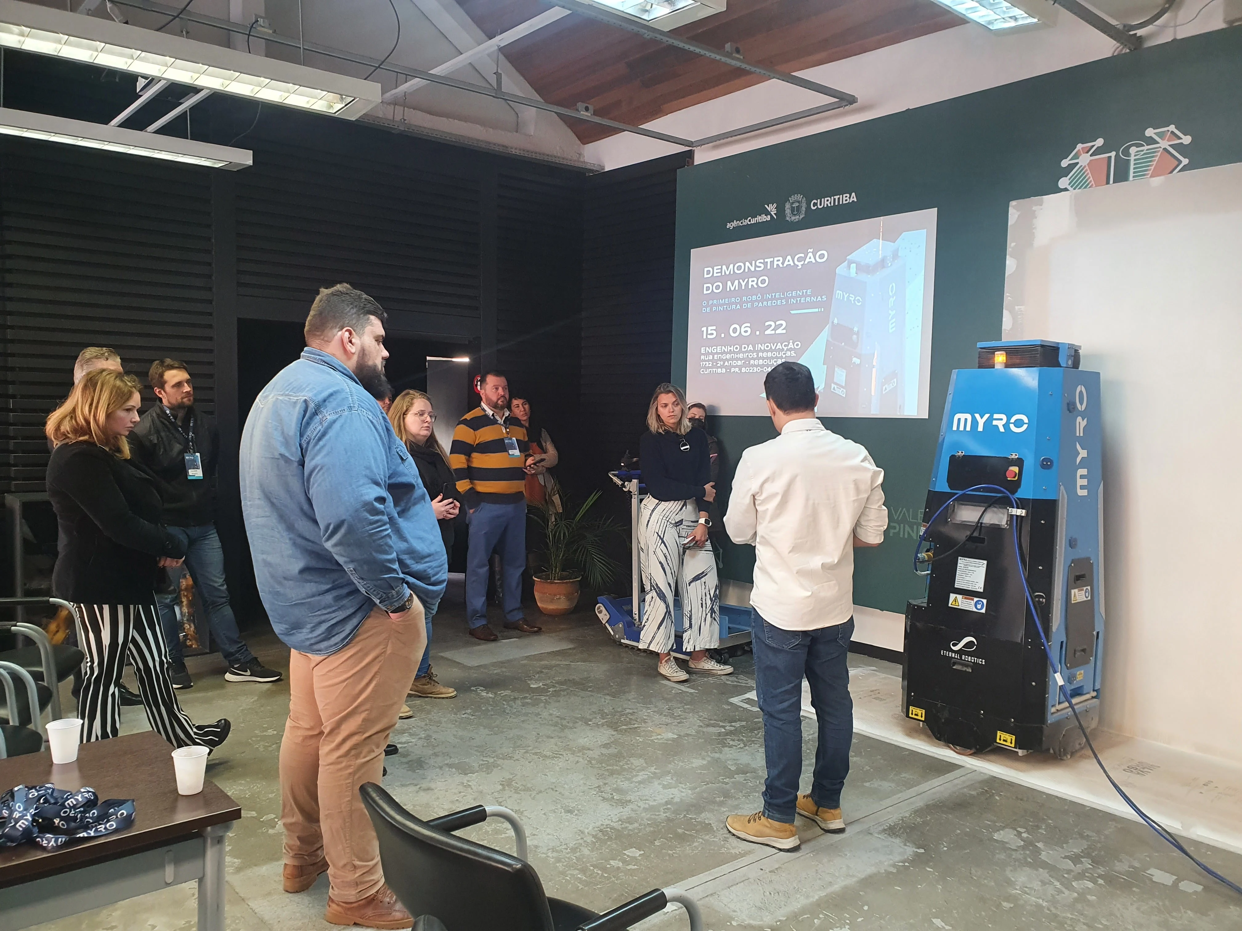 MYRO Demonstrates Robotic Wall Painting in Brazil